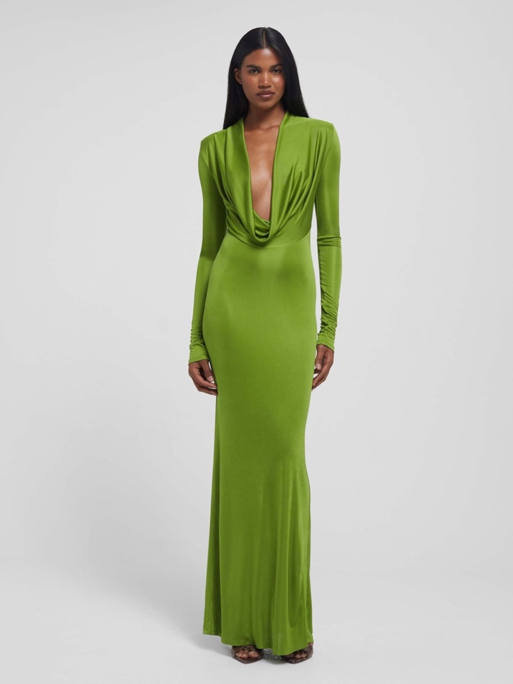 Nwt Rat & Boa Octavia Dress Maxi Long Green New Soft Stretchy Medium